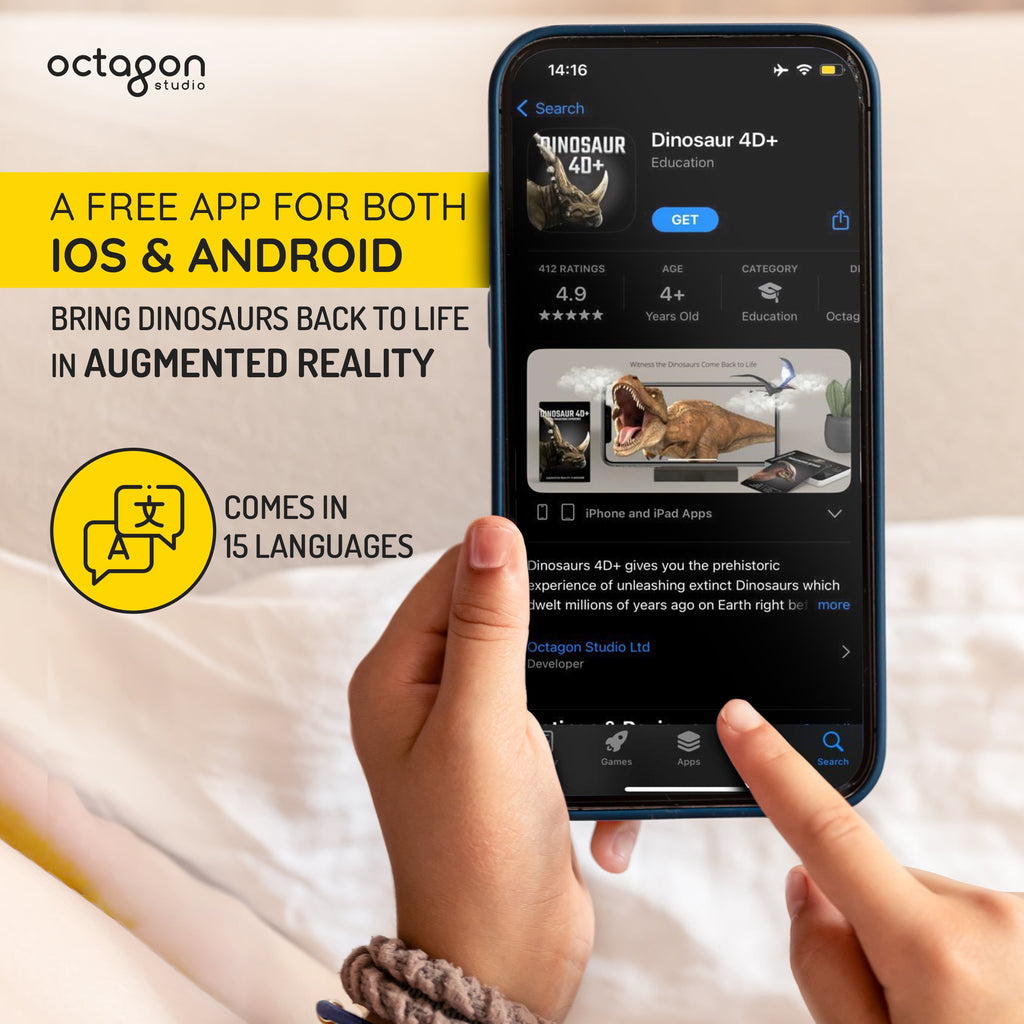 Dinosaur 4D+ Augmented Reality Cards-1