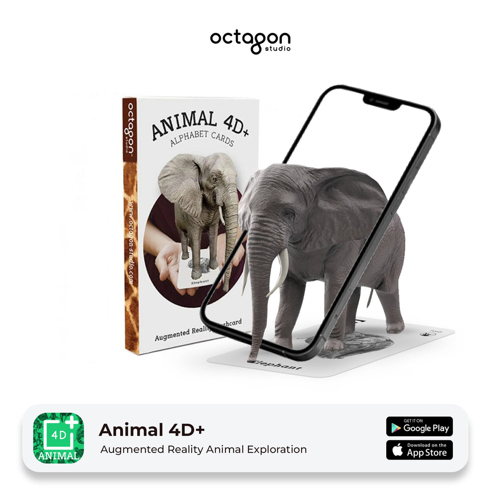 Animal 4D+ Augmented Reality Cards-0