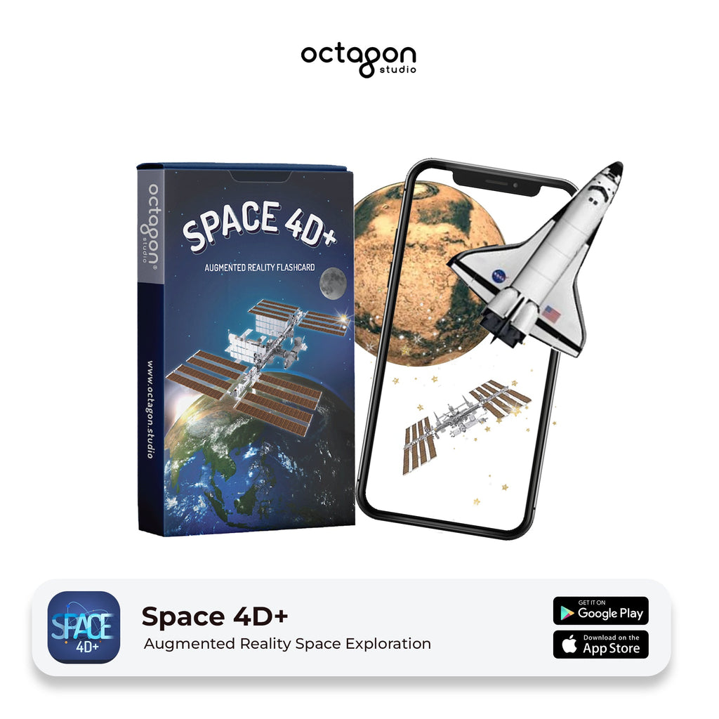 Space 4D+ Augmented Reality Cards-0