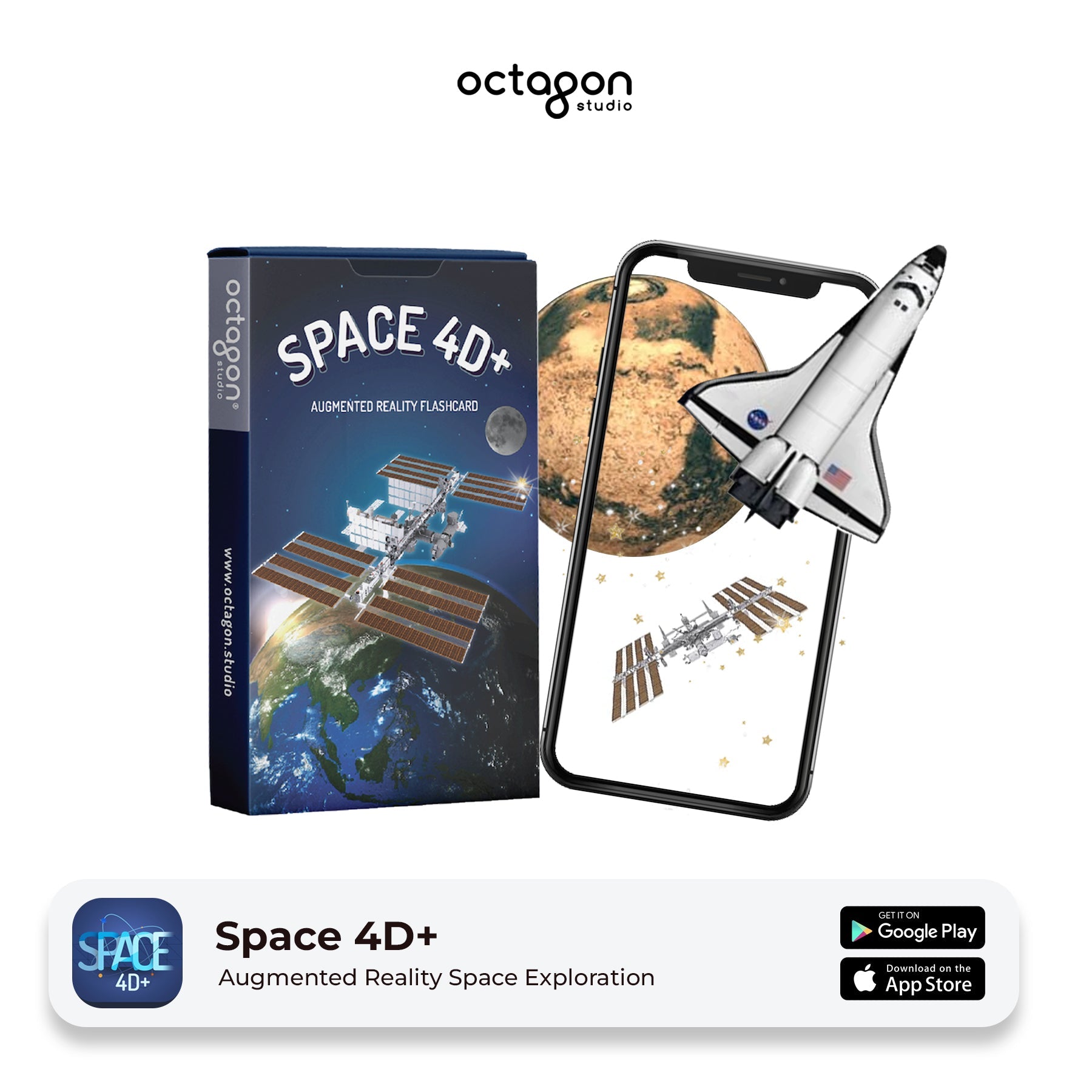 Space 4D+ Augmented Reality Cards-0